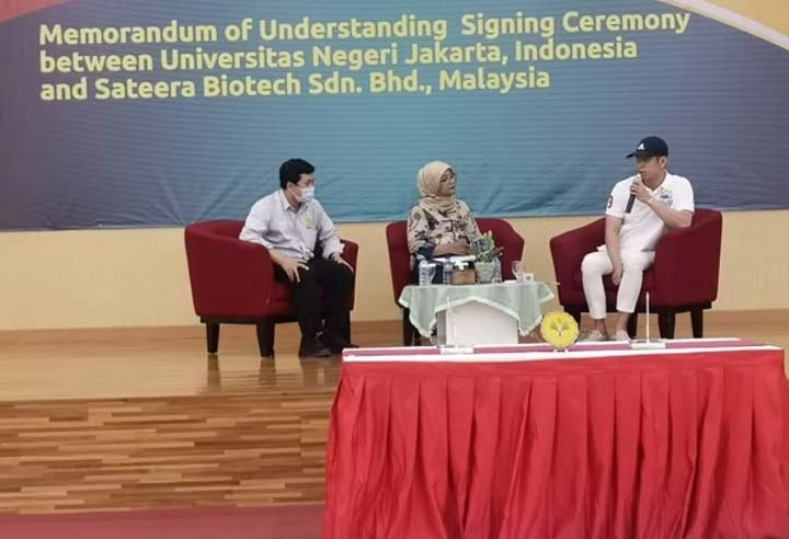 Memorandum of understanding Signing Ceremony between University Negeri Jakarta, Indonesia & SATEERA®